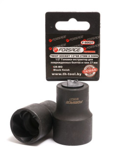 FORSAGE Головка-екстрактор для пошкоджених болтів / гайок 27мм * 50мм 1/2" Forsage F-90627
