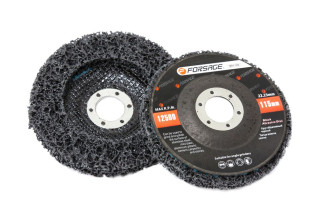 FORSAGE Круг абразивний зачисний на фібрової основі 115х22мм, в блістері