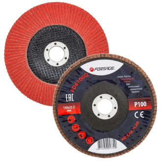 FORSAGE Круг пелюстковий торцевий, P 100, 150 х 22.2 мм Forsage F-FD6100Q