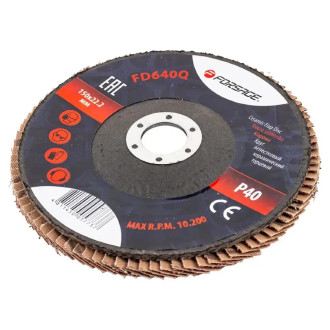 FORSAGE Круг пелюстковий торцевий, P 40, 150 х 22.2 мм Forsage F-FD640Q