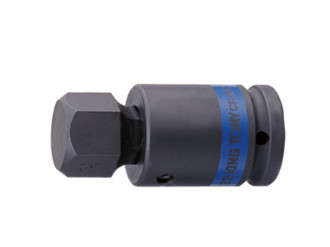 KING TONY Шестигранник ударний в головці 24 мм