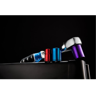 Набір кольорових торцевих голівок 1/2". з тріскачкою 72 зубці HOEGERT 10 - 24 (HT1R382)