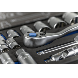 Набір головок торцевих з аксесуарами HOEGERT 29 (HT1R480)