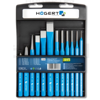 HOEGERT Набір зубил , 12 шт. HOEGERT 12 (HT3B712)