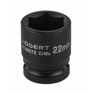 HOEGERT Голівка торцева ударна шестигранна HOEGERT 22 (HT4R072)