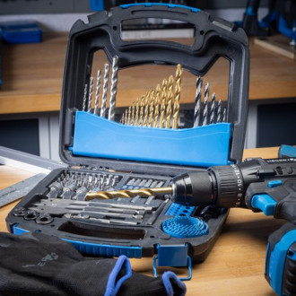 Набір аксесуарів для свердління і загвинчування 100 ел. HOEGERT 25 - 50 (HT6D198)