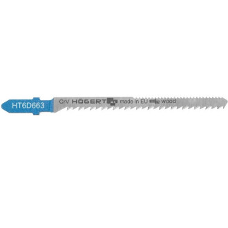 HOEGERT Полотно для електролобзика  по дереву (уп/2 шт.) HOEGERT 100 (HT6D663-2)