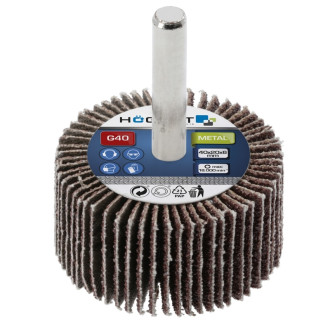 HOEGERT Круг  шліфувальний пелюстковий на шпильці HOEGERT 60 (HT8D011)