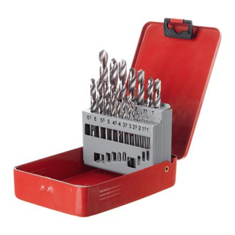 INTERTOOL Набір свердел по металу INTERTOOL HSS, 19 шт. (1,0-10,0 мм)