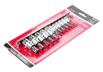 JTC Головки (набір) із насадкою TORX Т10-Т60 з відведенням 1/4 та 3/8 11од.