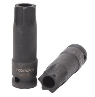 ROCKFORCE Головка 1/2" з насадкою Torx T30H з отвором ударна RF-24607830T