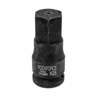ROCKFORCE Головка-бита ударна 6-гранна 28 мм, 3/4" ROCKFORCE RF-26410028MPB
