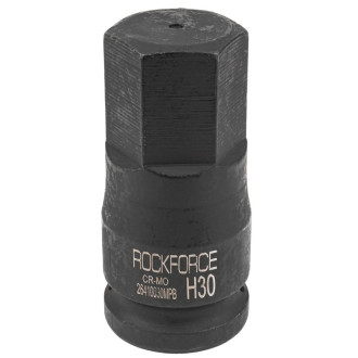 ROCKFORCE Головка-бита ударна 6-гранна 30 мм, 3/4" ROCKFORCE RF-26410030MPB