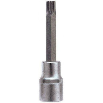 ROCKFORCE Головка 1/2" з насадкою Spline M5 12-променева L- 100мм ROCKFORCE RF-34810005