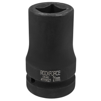 ROCKFORCE Головка ударна для футорки 1", 21 мм (4-гранна) ROCKFORCE RF-4819021