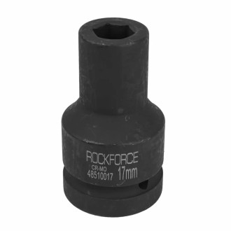 ROCKFORCE Головка ударна глибока 1'' 6-гранна 17мм Rockforce RF-48510017