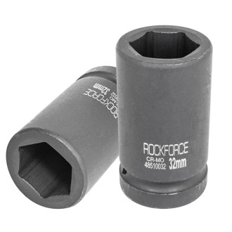 ROCKFORCE Головка ударна глибока 1'' 6-гранна 21мм Rockforce RF-48510021