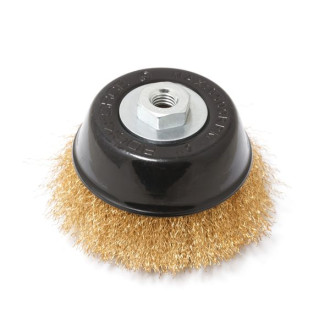 ROCKFORCE Кордщітка чашеподібна латунна для КШМ 125мм Rockforce RF-BWC005