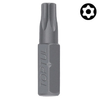 Біта TORX з отвором TOPTUL 1/4" 25мм T20 FSGA0820