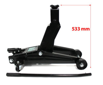 ROCKFORCE Домкрат підкатний гідравлічний 3 т (h min 192мм, h max 533мм) ROCKFORCE RF-TH23003