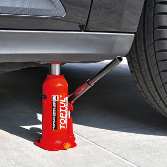 Домкрат гідравлічний пляшковий 2т 168-316 мм TOPTUL JHAB0102