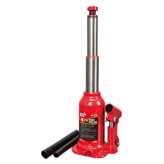 TORIN Домкрат пляшковий низькопрофільний двоштоковий 4т 170-410 мм TORIN TH80402X