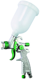 Краскопульт пневматичний тип HVLP верхній пластиковий бачок, діаметр форсунки-0,8мм AUARITA H-891-0.8