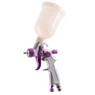 Краскопульт пневматичний тип HVLP верхній пластиковий бачок, діаметр форсунки-0,8мм AUARITA H-891-0.8