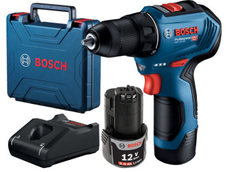 Дриль-Шурупокрут акумуляторний BOSCH GSR 12V-30 2х2А/год