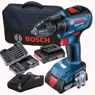 Шурупокрут акумуляторний Bosch GSR 18V-50 + набір приладдя Bosch