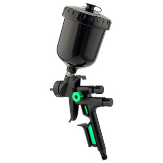 Краскопульт пневматичний HVLP верх.пласт.бачок 600мл, форсунка-1,3мм ITALCO GLOSS-2-1.3