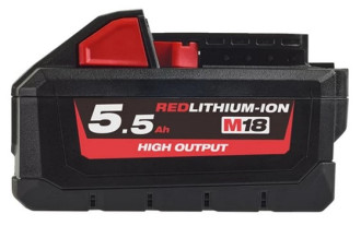 Акумулятор Li-Ion HIGH OUTPUT MILWAUKEE, M18 HB5,5 (5,5Ar)