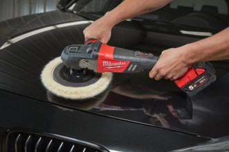 Машина полірувальна кутова акумуляторна MILWAUKEE M18 FAP180-0, O диска 180мм (+ полірувальна платформа, пилезахисний екран, D-о