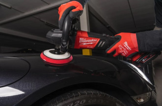 Машина полірувальна кутова акумуляторна MILWAUKEE M18 FAP180-0X, O диска 180мм, (+ полірувальна платформа, пилезахисний екран, D