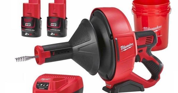 Машина прочищувальна MILWAUKEE M12 BDC6-202C 4933451635 (+ заряд.пристрій, 2 акум., ємність для зберігання)