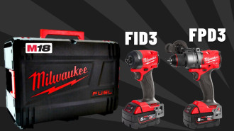 Набір з двох інструментів безщіткових Milwaukee M18FPP2A3-502X, 4933480873 , (комбінований дриль M18FPD3, ударний шуруповерт M18