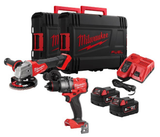 Набор аккумуляторных инструментов Milwaukee M18FPP2E3-502X, 4933492516