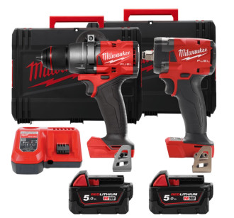 Набір акумуляторних інструментів M18FPP2B3-502X MILWAUKEE