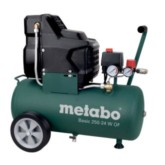 Компресор поршневий безмасляний Metabo Basic 250-24 W OF