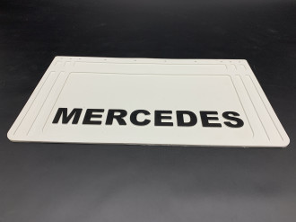 Бризковик з написом "MERCEDES" Тиснений білий (360Х640)  GURBUZ PLASTIK