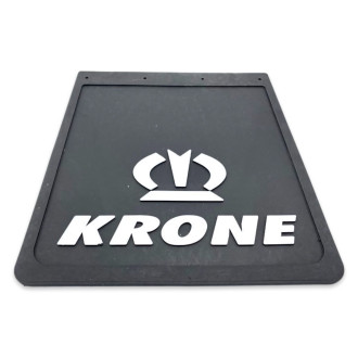Бризковик на задній бампер з написом "KRONE" 450*400 Тиснений чорний 1 сорт  GURBUZ PLASTIK