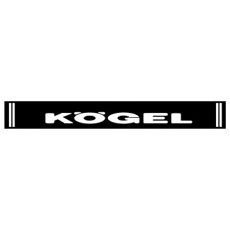Бризковик на задній бампер з написом "KOGEL" 2400*350 чорний  GURBUZ PLASTIK