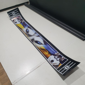 Бризковик на задній бампер універсальний з малюнком "ПАТРІОТ" (350Х2400)  GURBUZ PLASTIK