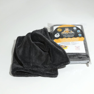 Рушник/Мікрофібра двостороння для сушіння MAGNUM DT DOUBLE TWIST XL 50*80см, сірий Magnum 280327564546