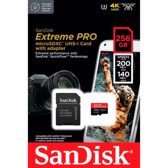 Карта пам'яті SanDisk 256Gb Class 10