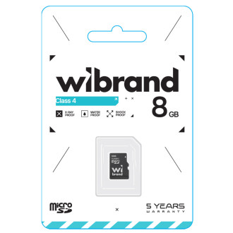 Карта пам'яті Wibrand 8Gb Class 4