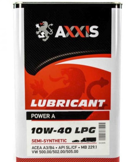 Олива моторна AXXIS LUBRICANT Power A LPG 48021286118