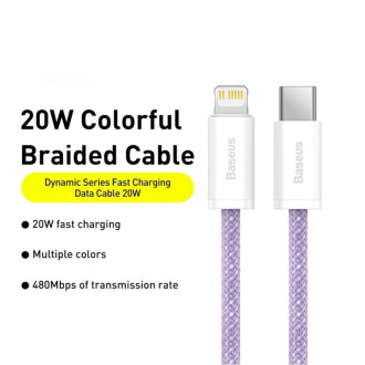 Кабель Baseus Dynamic 2 Series Fast Charging Data Cable Type-C to iP 20W 2m Purple