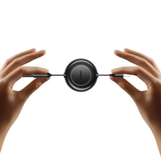 Кабель Baseus Free2Draw Retractable Crystal Fast Charging Data Cable USB to M+L+C 3.5A 1.1m Cluster Black