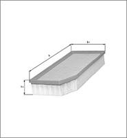 Фільтр повітряний Mahle/Knecht LX9573
